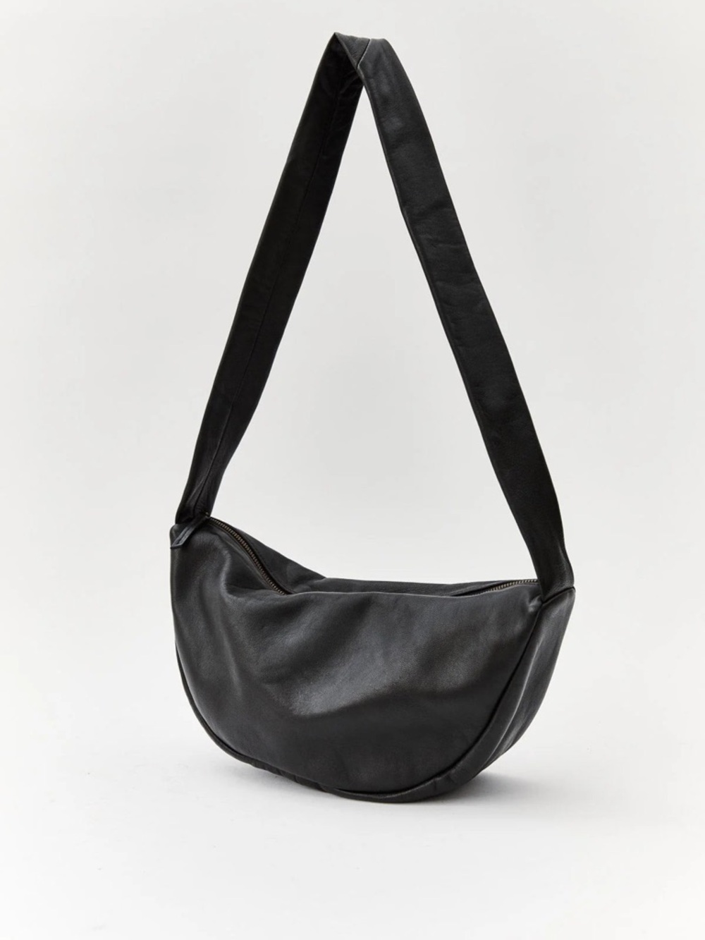 St. Agni Soft Crescent Bag in Black